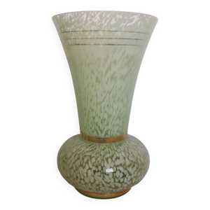 Vase en verre de Clichy - filets