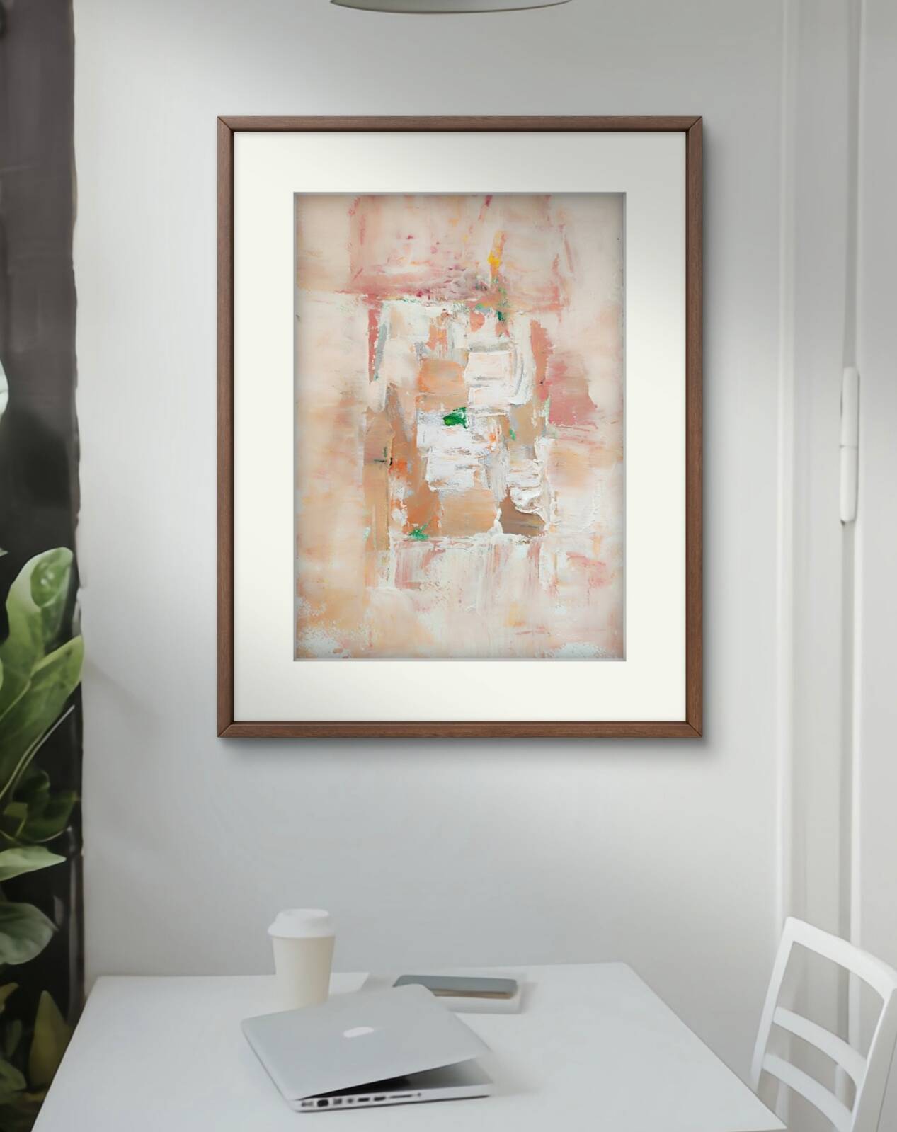 Abstract landscape painting