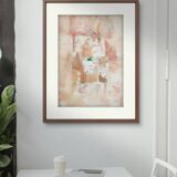 Abstract landscape painting