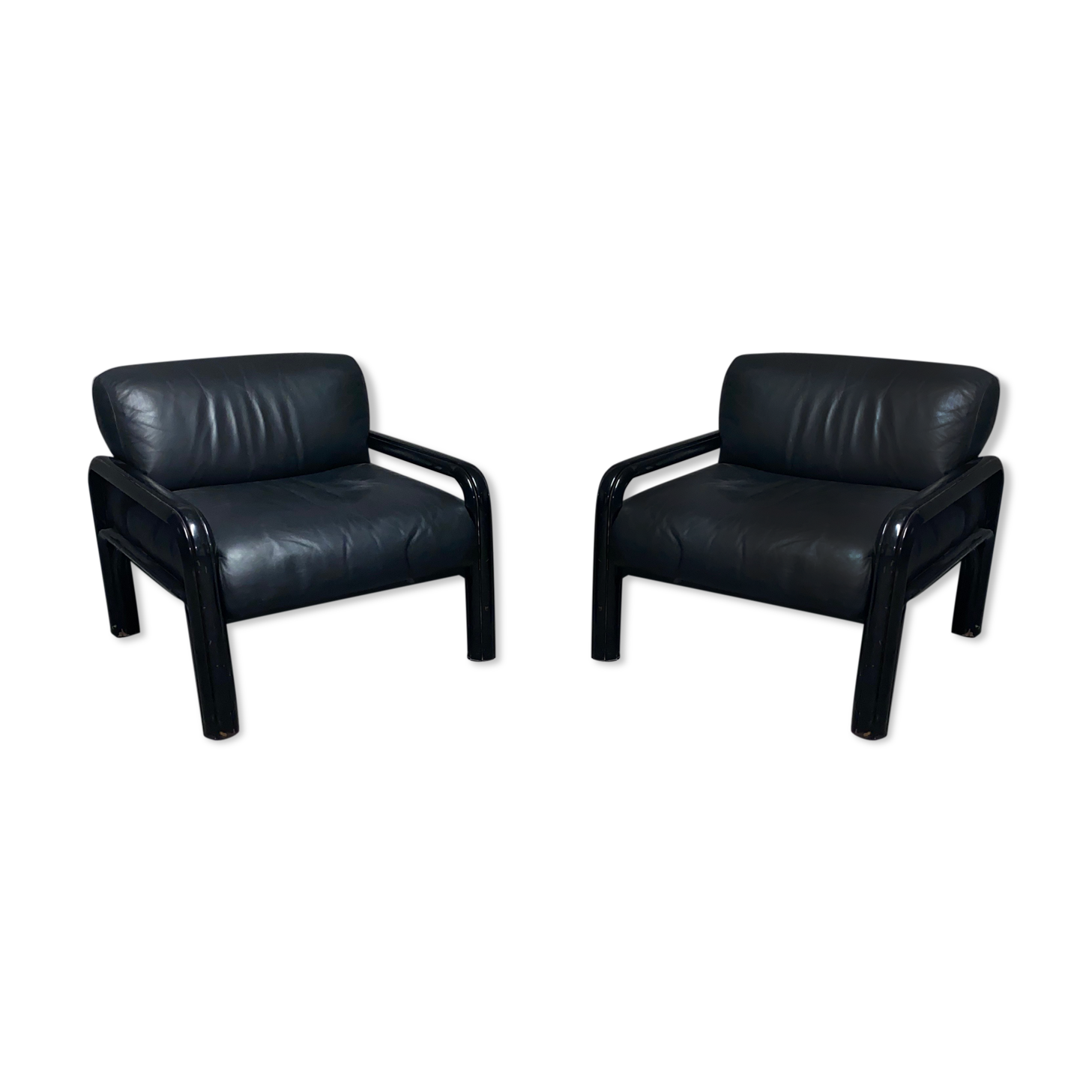 Pair of Gae Aulenti chairs for Knoll International