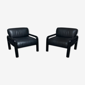 Pair of Gae Aulenti chairs for Knoll International