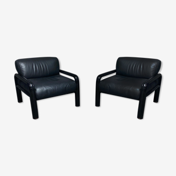 Paire de fauteuils par Gae Aulenti pour Knoll International