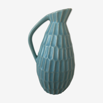 Turquoise vase West -Germany ceramic