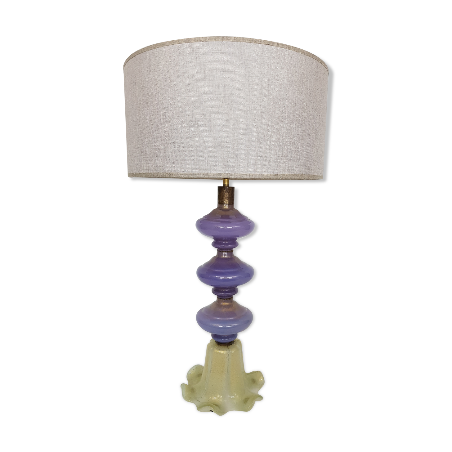 Murano glass lamp by Seguso 1970
