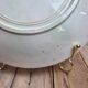 Antique majolica plate – Raised decoration of mauve hydrangeas – Art Nouveau
