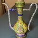 Chinese ewer in painted enamel on copper – floral decoration - Canton 18