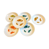 Assiettes creuses vintage Arcopal Lotus