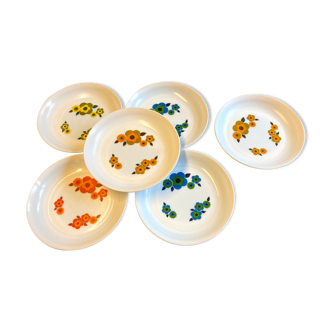 Vintage hollow plates Arcopal Lotus