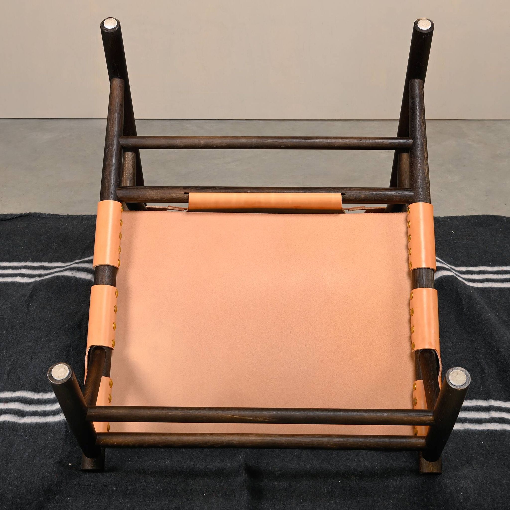 Kristian Sofus Hansen & Tommy Hyldahl Samurai Lounge Chair oak and leather