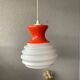 Space age opaline pendant light