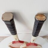 Pair of vintage 70s rackets