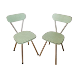 Lot de deux chaises tublac