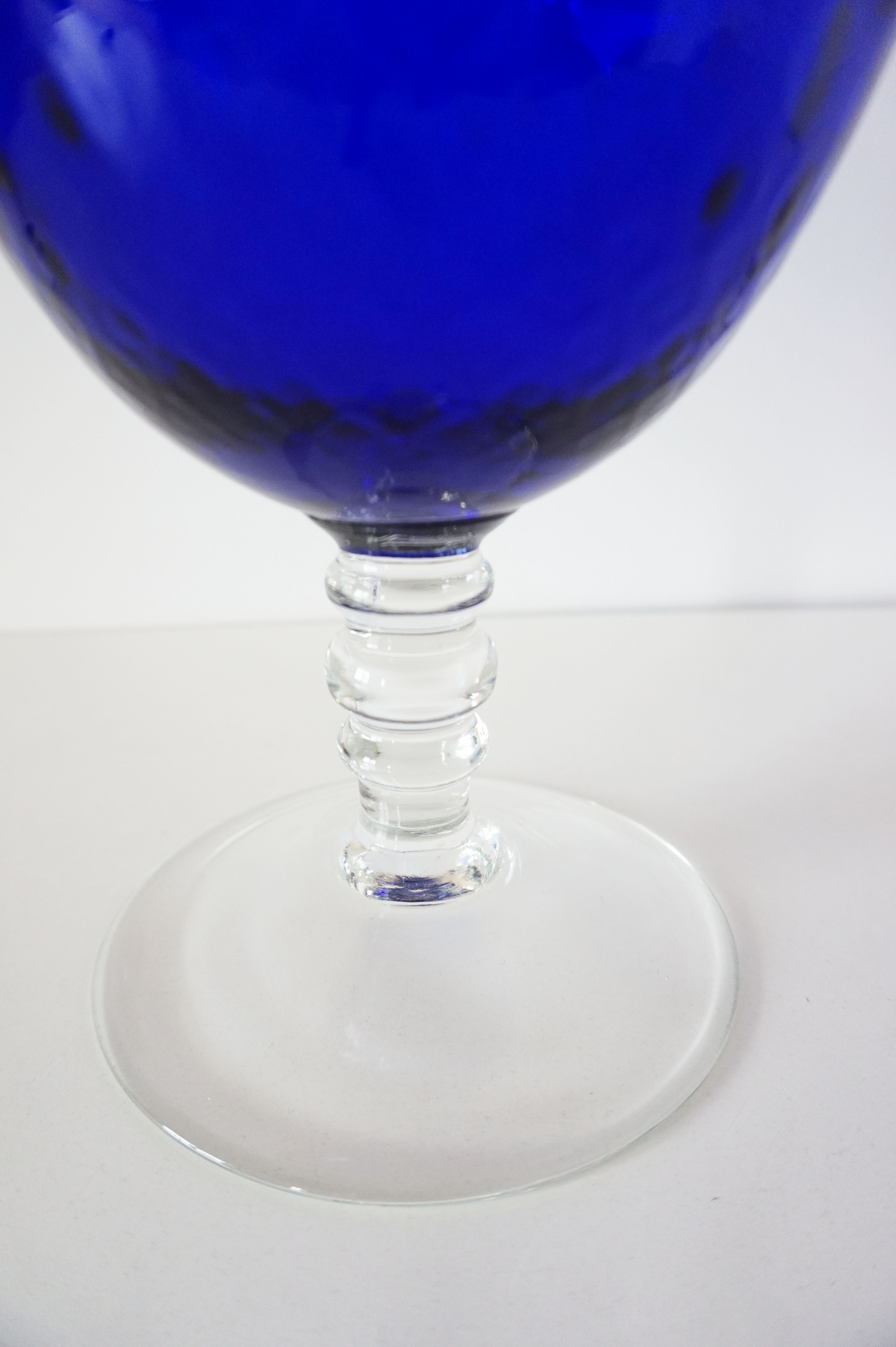 Vase en verre soufflé italien Empoli