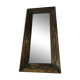 Brutalist mirror in copper and tin circa 1960