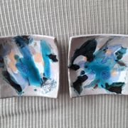 2 Corsican ceramic pouches
