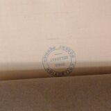 Gouache originale de Sonia DELAUNAY - Étude de tissu - Robert PERRIER