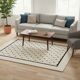 Hand-tufted carpet Interwoven by Tisca France 1990s