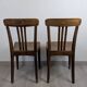 Stella bistro chairs – Vintage pair in wood, retro charm