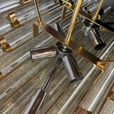 Vintage 1960’s Venini Style Murano Glass Ceiling Chandelier Light