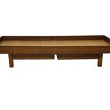 Vintage daybed with drawers 1960s in teak minimalist design