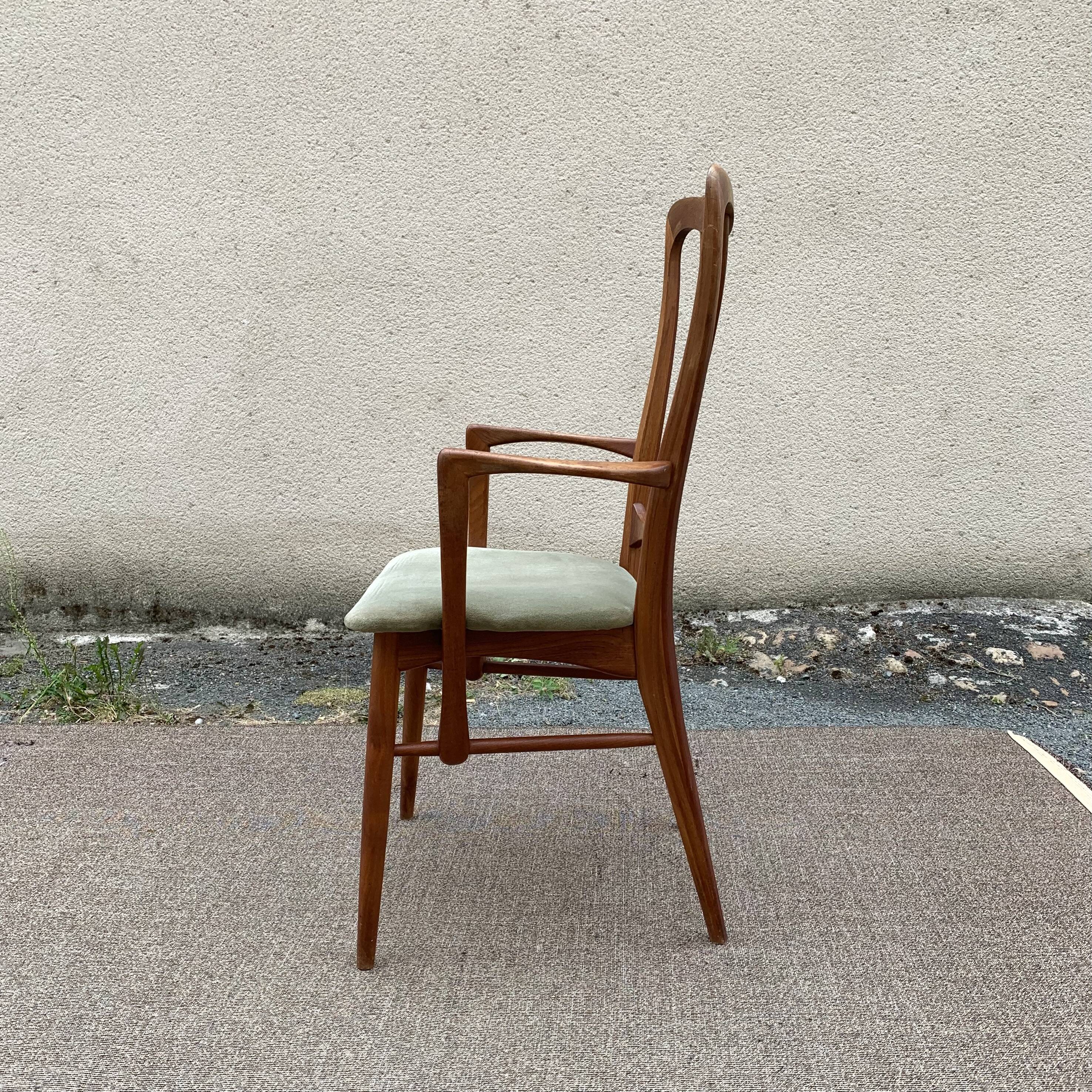 Fauteuil bridge Ingrid, Niels Koefoed / Danemark 1960