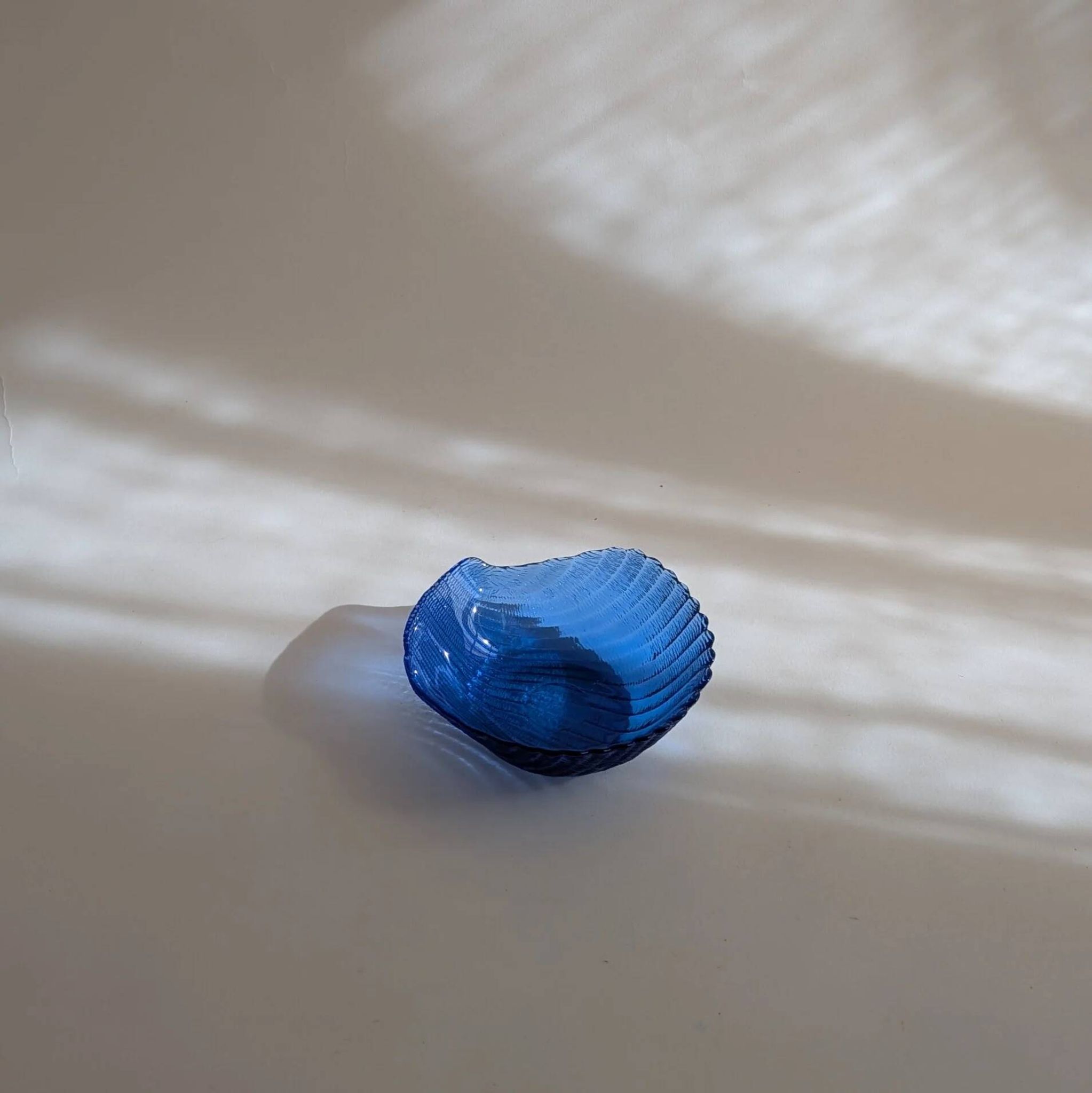 Coupelle coquillage bleue