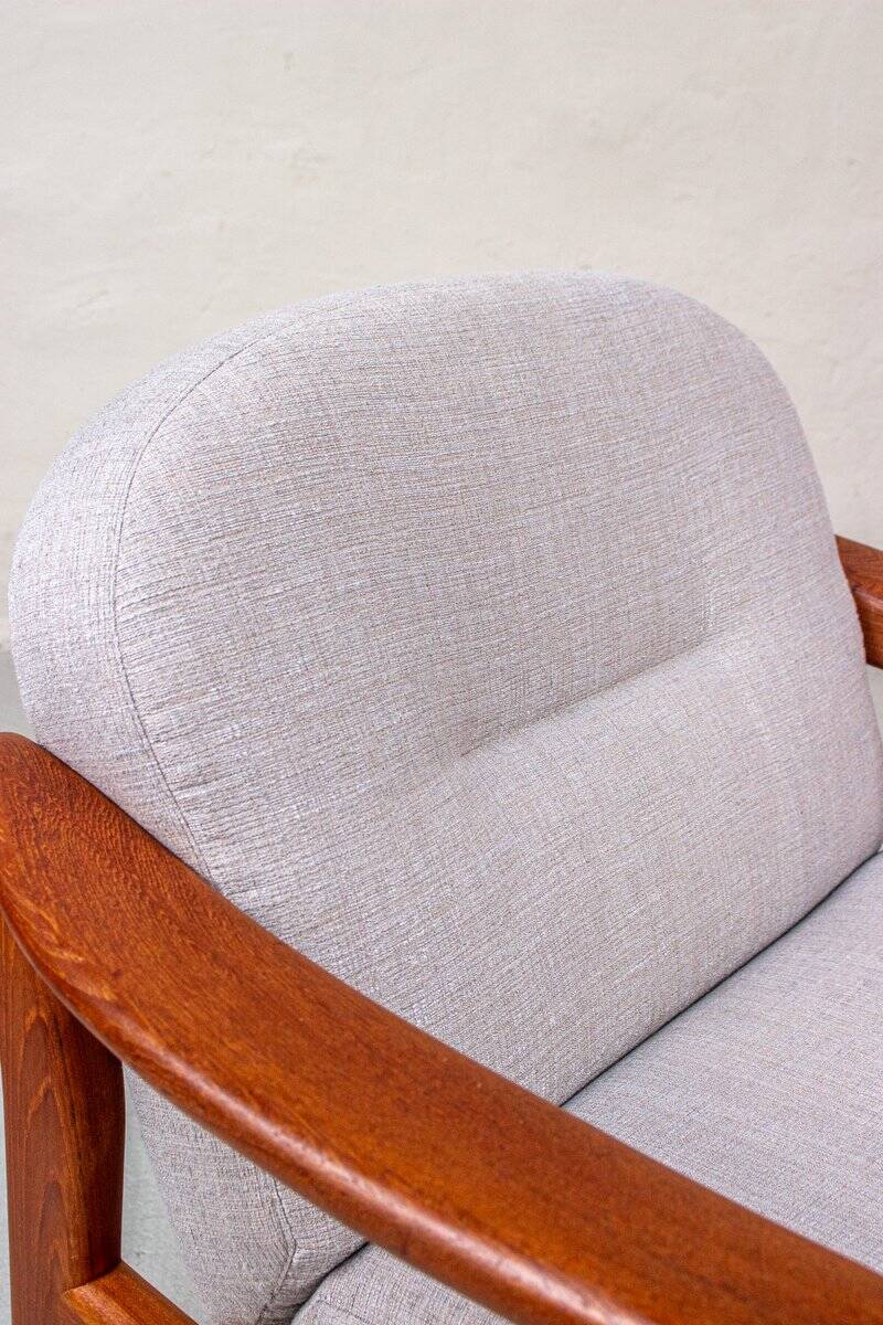 Fauteuil Vintage en Teck de Komfort, Danemark, 1980s