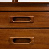 Mid-Century Teak Dressing Table with Adjustable Mirror, 1960s
