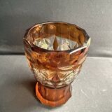 Amber Crystal Vase – Bohemia