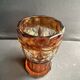 Amber Crystal Vase – Bohemia