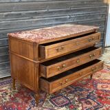 Chest of drawers In Walnut From the 18th century Louis XVII