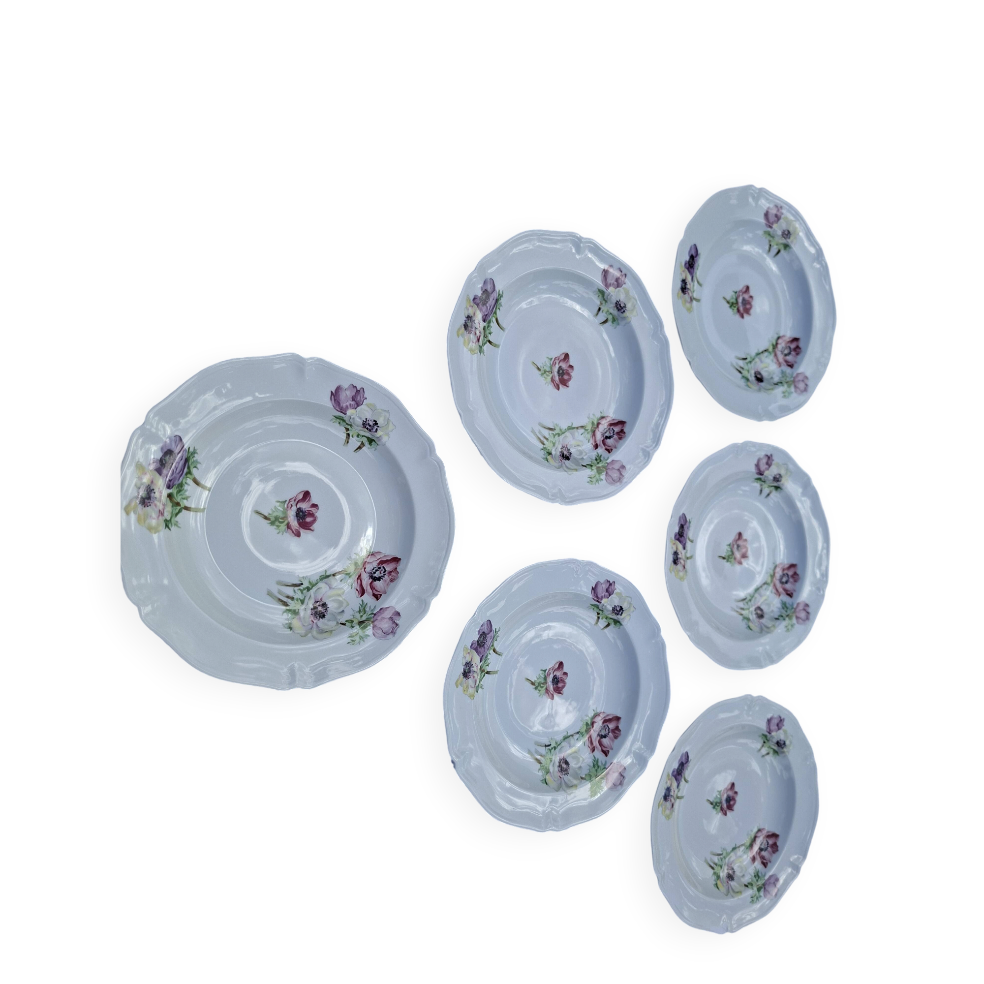 Assiettes Creuse  Limoges Unic Paris Ancienne Fabrique Royale