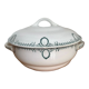 Saint-Amand iron earth flat soup tureen