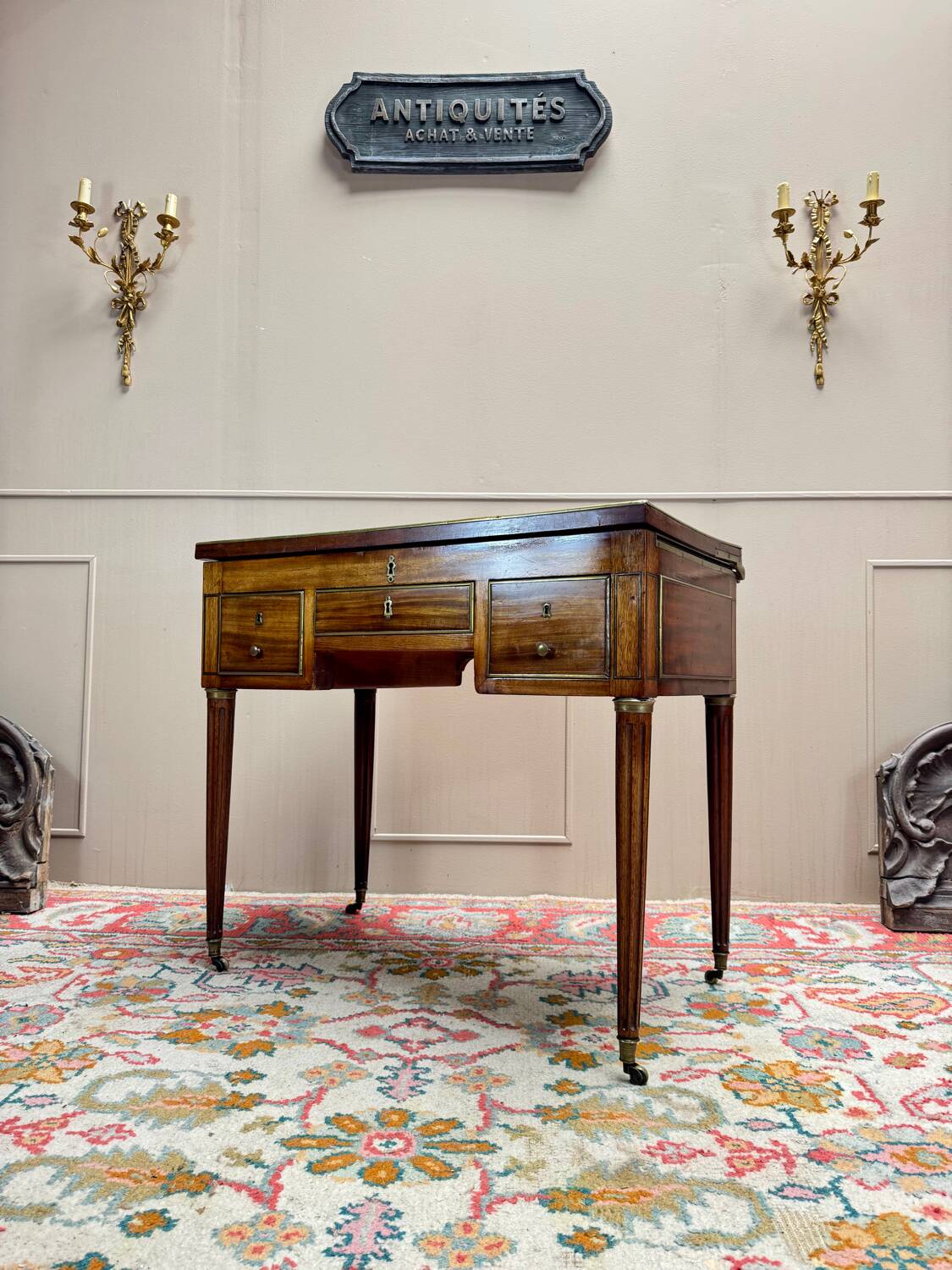 Louis XVI and XVIII Mahogany Dressing Table