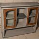 Hanging furniture with glass doors