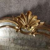 Old gilded wood mirror
