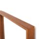 Scandinavian teak mirror, Glas Mäster, Markaryd, Sweden, 1960 - 105x45cm