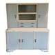 Armoire de cuisine vintage bleue
