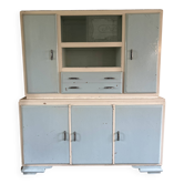 Armoire de cuisine vintage bleue
