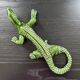 Lézard vert en  céramique