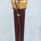 Louis XVI style floor lamp in carved mahogany