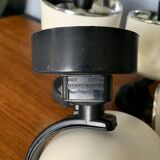 Pair of Hoffmeister cream and black spotlights 1960/1970