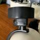 Pair of Hoffmeister cream and black spotlights 1960/1970
