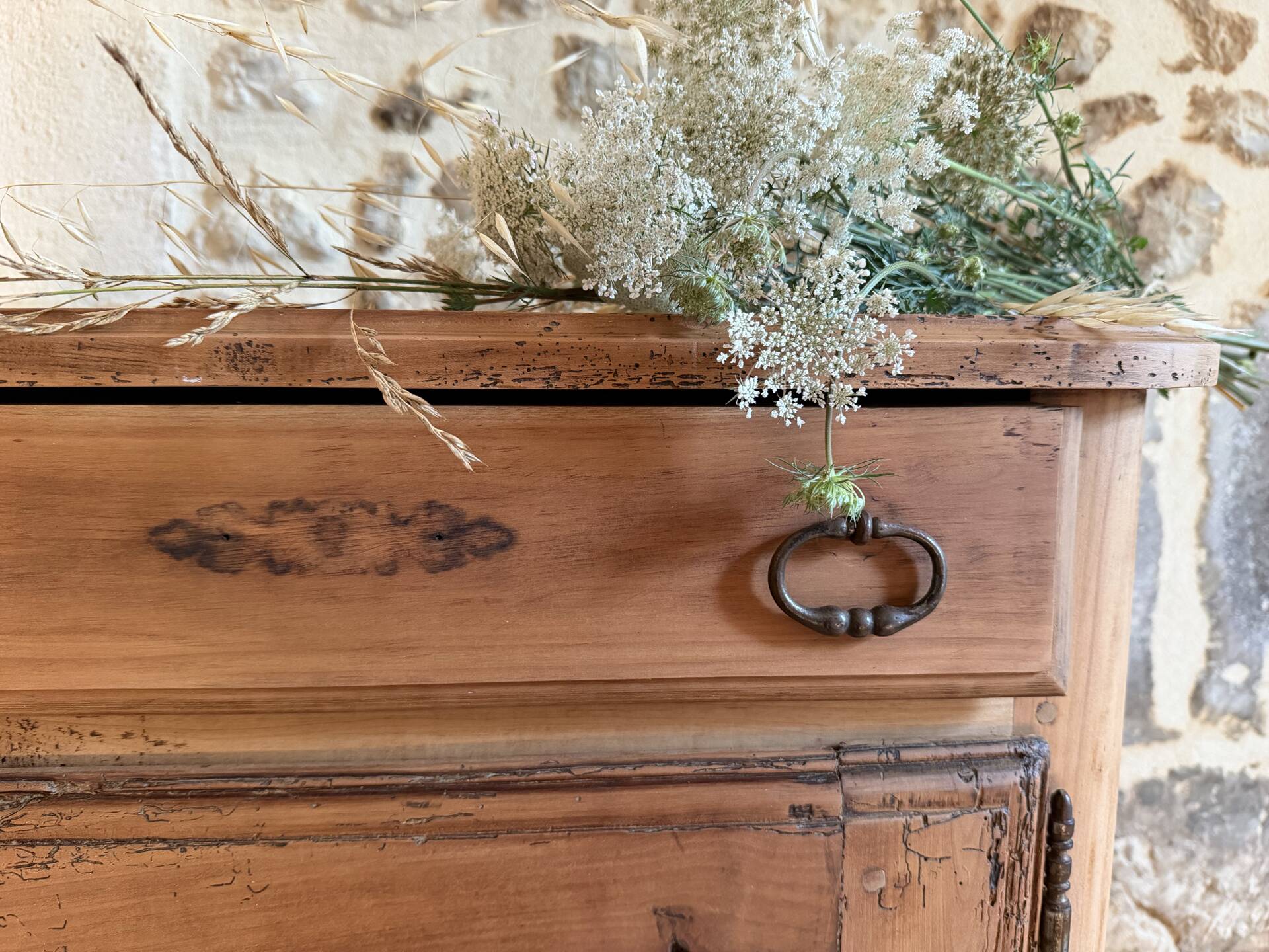 Confiturier, small renovated sideboard