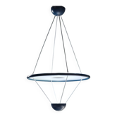 Lustre vintage Zonca en métal émaillé, design, Italie, années 1980