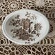 English earthenware soap dish, Crown Devon brand