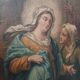 Oil painting on canvas, early Italian school, 18th century - Visitation