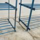Set of 3 Rigidex iron storage locker shelves 1950s