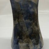 Belgian molten flamed stoneware vase by Lardinois