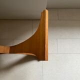 Scandinavian rosewood and glass lounge table